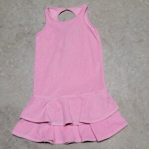 Ralph Lauren Pink Girls' Terry Swim Coverup Dress